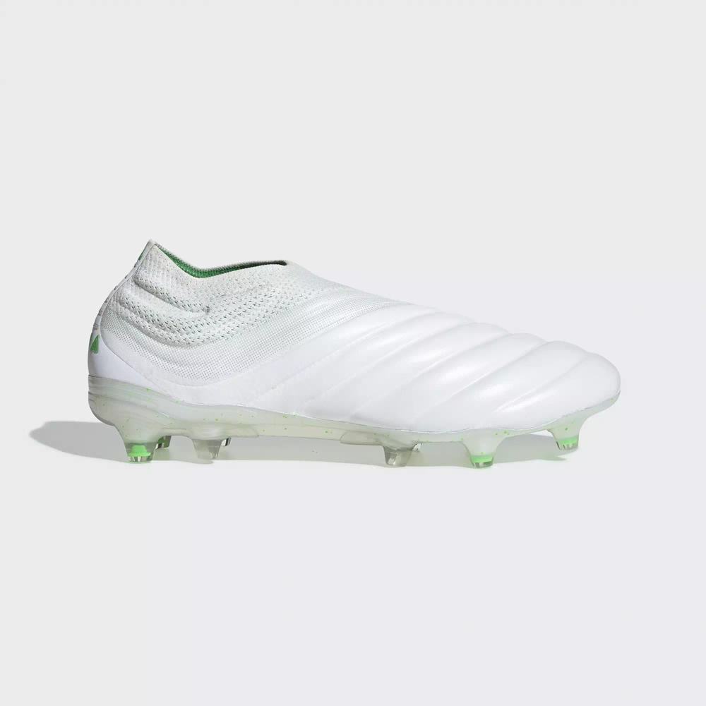 Adidas Copa 19+ Firm Ground Tacos de Futbol Blancos Para Hombre (MX-63952)